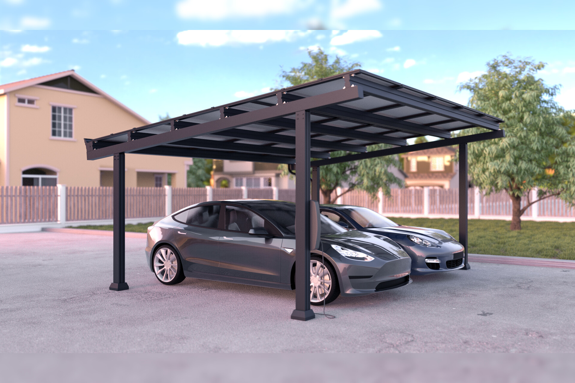 Carport Double Solar